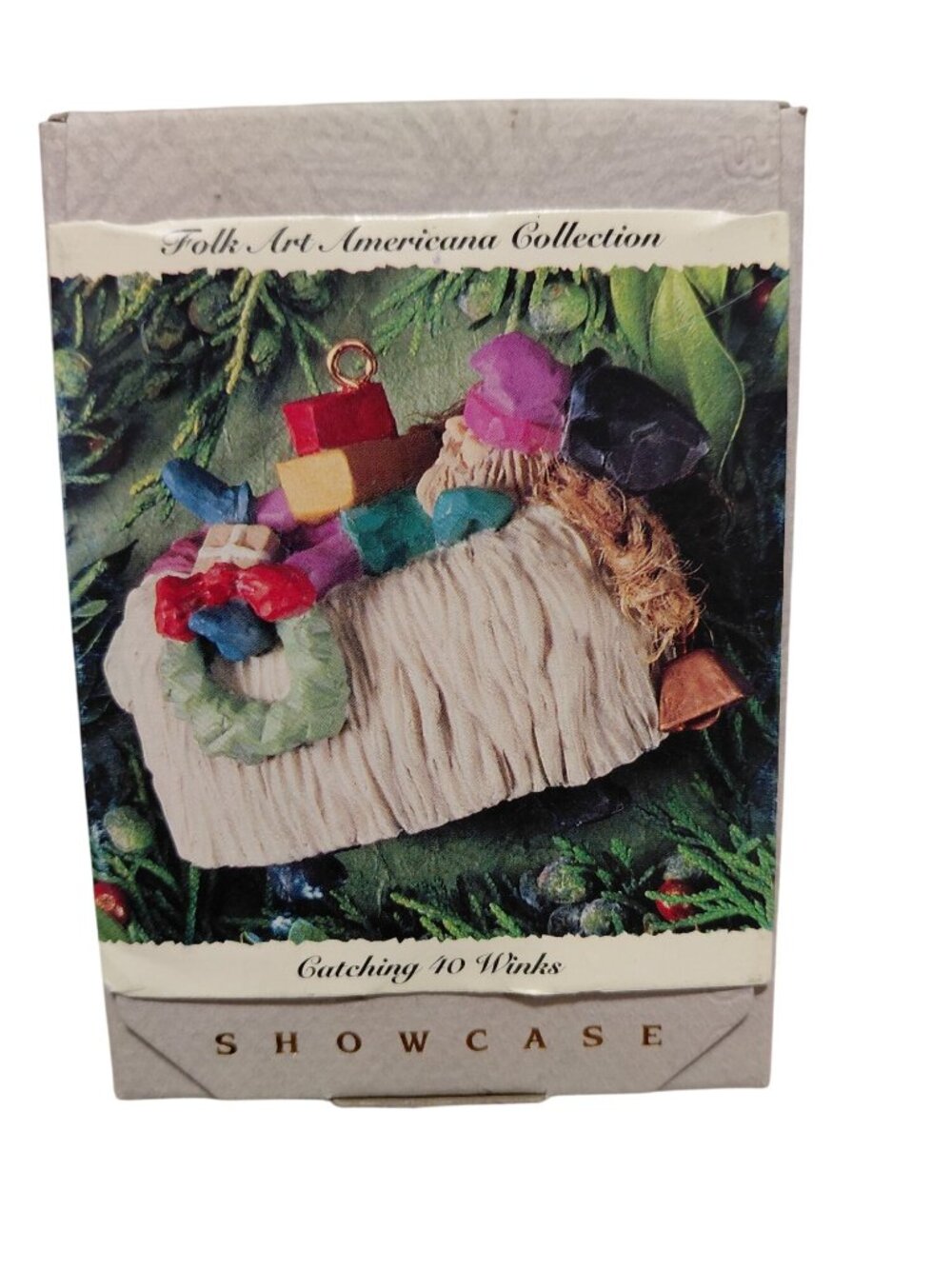Hallmark Folk Art Americana Catching 40 Winks Keepsake Ornament Showcase Edition